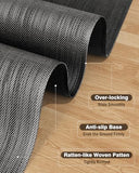 Blvornl Ultra Large Office Chair Mat for Hardwood Floor, Rolling Chair Mat for Hard Wood, Large Anti-Slip 47.2"*60" Black