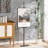 Metal Heavy Duty Floor Easels for Painting, Antique Tall Picture Easels with Base for Signs Photos Display