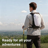 N NEVO RHINO Small Hiking & Trekking Backpack, 10L Lightweight Travel Backpack, Hiking Daypack for Women Men
