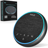 Pyle Portable Conference Speakerphone, Multifunctional Wireless BT Speaker Phone with USB C and Aux Cable