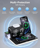 acer 7-in-1 Wireless Charging Station: Charger Stand for Multiple Devices for Apple - iPhone 16 15 14 13 12 Pro Max Apple Watch Airpods