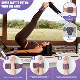 Ankle Weights for Women Men Adjustable 2LB Wrist Weights Bracelet Set of 2 for Home Gym Weighted Bangles Wristbands Leg Arm Weights, Deep Plum