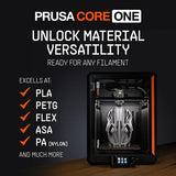 Original Prusa CORE Original Prusa CORE One, Ready-to-use 3D PrinterOne, Ready-to-use 3D Printer, Assembled and Tested, Removable Print Sheets, 1kg Prusament PLA Spool Included, Print Size 9.8 x 8.6 x 10.6 in
