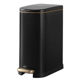 Bathroom Trash Can with Soft-Close Lid 3.5 Gallon Stainless Steel Garbage Can with Removable