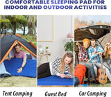 Hazli 3" Matrix AirCell Memory Foam Camping Mattress Pad - Roll Up Mattress for Adults - Portable Cot Sleeping Pad for Camping -Floor Mat or Bed Roll for Car, SUV - Single 75" x 30"