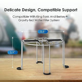 Waterdrop Water Filter Stainless Steel Stand, with Rubberized Non-Skid Feet, Replacement for Berkey® Water Filter System, King Tank Gravity-fed Water Filter System