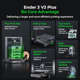 Creality Ender 3 V3 Plus 3D Printer Bundle with PLA Filament 1.75mm 4 Packs