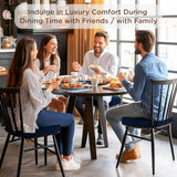Codi 6 Pack Dining Chair Cushions, Thick Chairs Pads for Indoor Kitchen Room