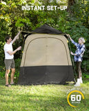 FanttikOutdoor Zeta A2 Pro Shower Tent 2 Rooms, Portable Privacy Shelter for Shower & Dressing, Instant Setup in 60 Seconds with Rainfly & Windproof, Ideal for Camping & Hiking, Fishing, Beach
