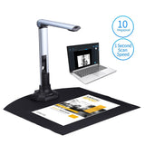 QERTYHJK Portable Book and Document Camera Scanner 2.0 High Speed with LED Light