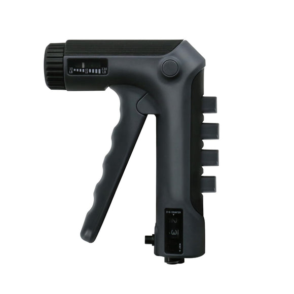 HXD-ERGO Grip Strength Trainer with Finger Exerciser, Adjustable Resistance Hand Gripper, Hand Exerciser with Counting for Muscle Building and Injury RecoverStrength (Black) HXD-ERGO