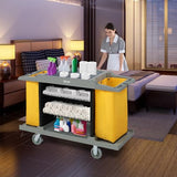 Commercial Traditional Cleaning Janitorial Room Service Housekeeping Cart