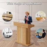 Solid Wooden Podium Stand Podiums for Classroom Lectern Podium Stand Wood Church Pulpit