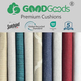 Goodgoods 24 x 24 Outdoor Patio Deep Seat Cushions 2-Pack, 1000+ Hours Fade-Resistant & Water-Resistant