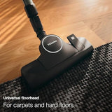 Miele Classic C1 Pure Suction Canister Vacuum Cleaner with AllTeQ Universal Floorhead Bundle - Includes GN Bag Pack - 4 HyClean Air Genuine FilterBags + Genuine AirClean Filter and Pre-Motor Filter