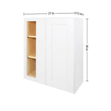 Furinno Shaker 3-Tier Wall Blind Kitchen Cabinet, 1-Door, White