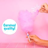 Cotton Candy Express Floss Sugar Variety Pack with 3 - 11oz Plastic Jars of Cherry, Blue Raspberry & Grape Flossing Sugars Plus 50 Paper Cotton Candy Cones Cotton Candy Express