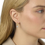 1/2 to 4 Carat Lab Grown Diamond Round Dangle Drop Earrings