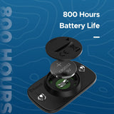 GEOID HS500 Heart Rate Monitor, Heart Rate Sensor Chest Strap, Protocol ANT+/Bluetooth, 800h Battery, IP67 Waterproof, Compatible with iOS/Android APPs