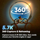 Insta360 X3 Get-Set Bundle - 360 Action Camera with 5.7K 360 Active HDR Video, 4K Single-Lens Camera, Waterproof, FlowState Stabilization, 2.29" Touchscreen, AI Editing, for Motorcycle