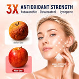 Puyflam Astaxanthin 24mg with Resveratrol & Lycopene, 3-in-1 Liposome Antioxidant Supplements Complex with MCT Oil for Skin, Eye, Heart, Immune & Healthy Aging Support | Non-GMO,No Soy-150 Softgels