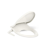 Kohler PureWash M250 Manual Elongated Bidet Toilet Seat, Biscuit, Quiet-Close Lid Prevents Slamming, Cool Water, Easy Installation with Quick-Release Hinges, Adjustable Spray Position & Pressure