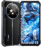 FOSSIBOT F109S Rugged Phone Unlocked, 24GB+256GB/2TB,10600mAh Battery Waterproof Phones