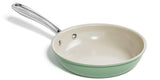 Redchef Ceramic Non Stick Egg Pans, Nonstick Frying Pan Skillet, 8 inch Cooking Pan Non Toxic with Stay Cool Handle for Induction, PTFE & PFAS & PFOA Free, Dishwasher/Oven Safe (Green)