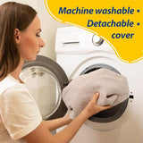 AAAAAcessories D-Shaped Chair Cushions, 2" Thick Dining Chair Pads with Ties and Removable, Oatmeal Beige