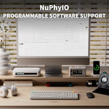 nuphy Node100 Wireless Mechanical Keyboard, Hot Swappable Custom Low Profile Keyboard