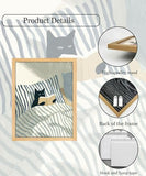Framed Reading Cat Wall Art Funny Black Cat in Bed Reading Picture Wall Decor Minimalist Animal Book Lover Aesthetics Poster Print for Living Room Bedroom Office Home Decoration 12x16 in