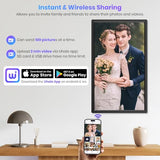 64GB 32" Large Digital Picture Frame, Uhale WiFi Electronic Photo Frames with 1920 x 1080 FHD IPS Screen