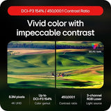 LG CineBeam Q HU710PB 4K Smart Portable Projector with Auto Screen Adjustment, Auto Focus, RGB Laser, Up to 154% DCI-P3