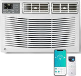 MERXENG Window Air Conditioner,10,000 BTU AC w/WiFi, Fast Cooling for Large Room up to 450 Sq ft, Quiet Easy Installment Air Conditioner for Bedroom, Energy Efficient AC with WiFi Enabled
