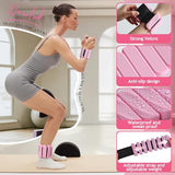Ankle Weights for Women Men Adjustable 1LB Wrist Weights Bracelet Set of 2 for Home Gym Weighted Bangles Wristbands Leg Arm Weights, Pink