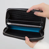 Bvlgari 284230 BvlgariBvlgariMan Men's Long Wallet Leather Black