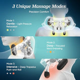 Etekcity FSA Eligible Cordless Neck Massager for Pain Relief Deep Tissue, Shiatsu Shoulder Massager with Heat, Massage Tools for Trapezius, Lymphatic Drainage, Relaxation Therapy, HSA Items, Cadeo