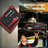 Flexible Magnetic Tool Mat,40 LBS Magnetic pad with Magnetic picker,Circular hanging hole&Carabiner Hook,Storage Organizer for Auto, Motorcycle,Electronic Assembly, DIY, Garage Workshop,12.6" x 9.76"