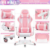 Homall Gaming Chair, Office Chair High Back Computer Chair Leather Desk Chair Racing Executive Ergonomic Adjustable Swivel Task Chair