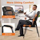 Big & Tall 500 lb. Guest Chair, Leather Reception Chairs with Padded Arm Rest for Waiting Room Office