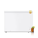 7.0 Cu.ft Chest Freezer, Top Open Door Deep Freezer with 7 Adjustable Thermostat (-18°F to 50°F), Compact Freezer with Removable Basket for Home/Garage/Office, Black