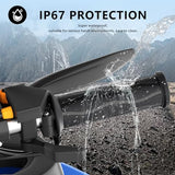 OXWIND Heated Grip with Thumb Warmer Kit, Heated ATV Grips, 12V 7/8 Electric Heating Motorcycle Hand Warmer, 5 +1 Heat Settings, IP67 Waterproof, Handlebar Heater Riding Gear Accessories