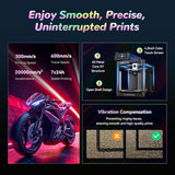 FLASHFORGE AD5X Multi-Color 3D Printer with IFS, 600mm/s High Speed, 300°C High Temp Direct Extruder, Fully Auto Leveling