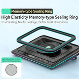 Laptop Cooling Pad with Adjustable Speed and LED Lights for 15.6-19 Inch Notebooks Cooling Pad for Gaming Laptop