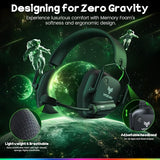 Switch & Mac, Dual-Mode 2.4GHz & Bluetooth Gaming Headphones with Microphone