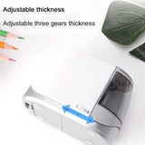 Electric Pencil Sharpener Auto Stop Electric Pencil Sharpener Three Gears Adjustable Electric Pencil Sharpener