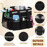 Large Cleaning Caddy Bag with Detachable Trolley, Handles and Shoulder Strap for Cleaners Housekeepers
