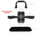 Ab Roller Wheel, 6-in-1 Ab Roller Kit with Knee Mat, Push-Up Bars, Resistance Bands, Workout Poster, Workout Guide, Perfect Home Gym Equipment for Men Women Abdominal Exercise Fitness Insanity