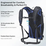 N NEVO RHINO Small Hiking & Trekking Backpack, 10L Lightweight Travel Backpack, Hiking Daypack for Women Men