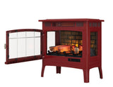 duraflame Freestanding Electric Fireplace Stove Heater with 3D Flame Effect for 1,000 Sq. Ft. Cinnamon